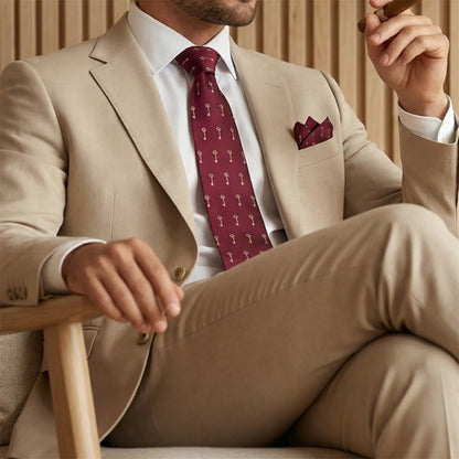 Key Pocket Square by OFL Ties
