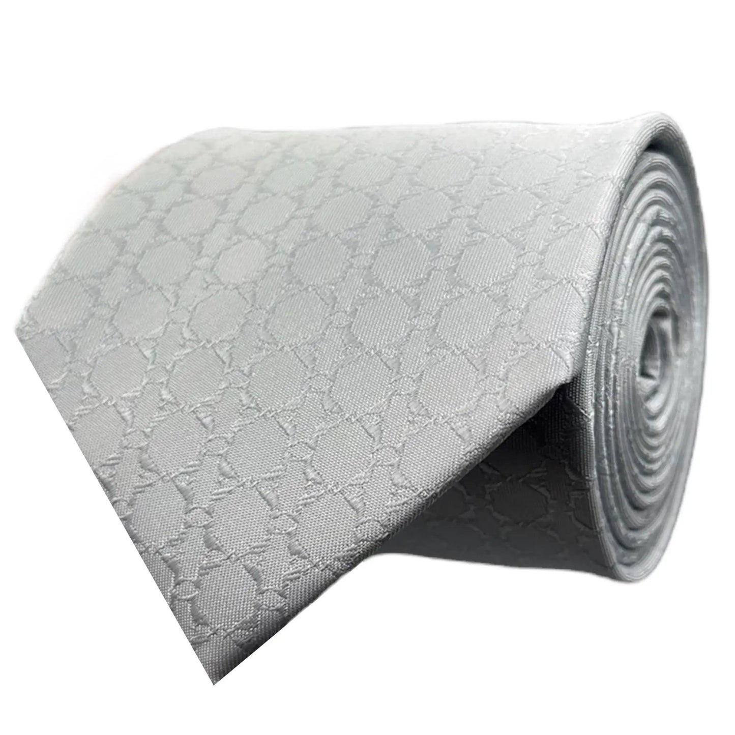 Iceberg Blue Textured Tie by OFL Ties