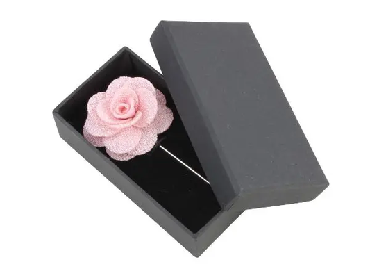Boutonniere In Pink Silk by Benson & Clegg