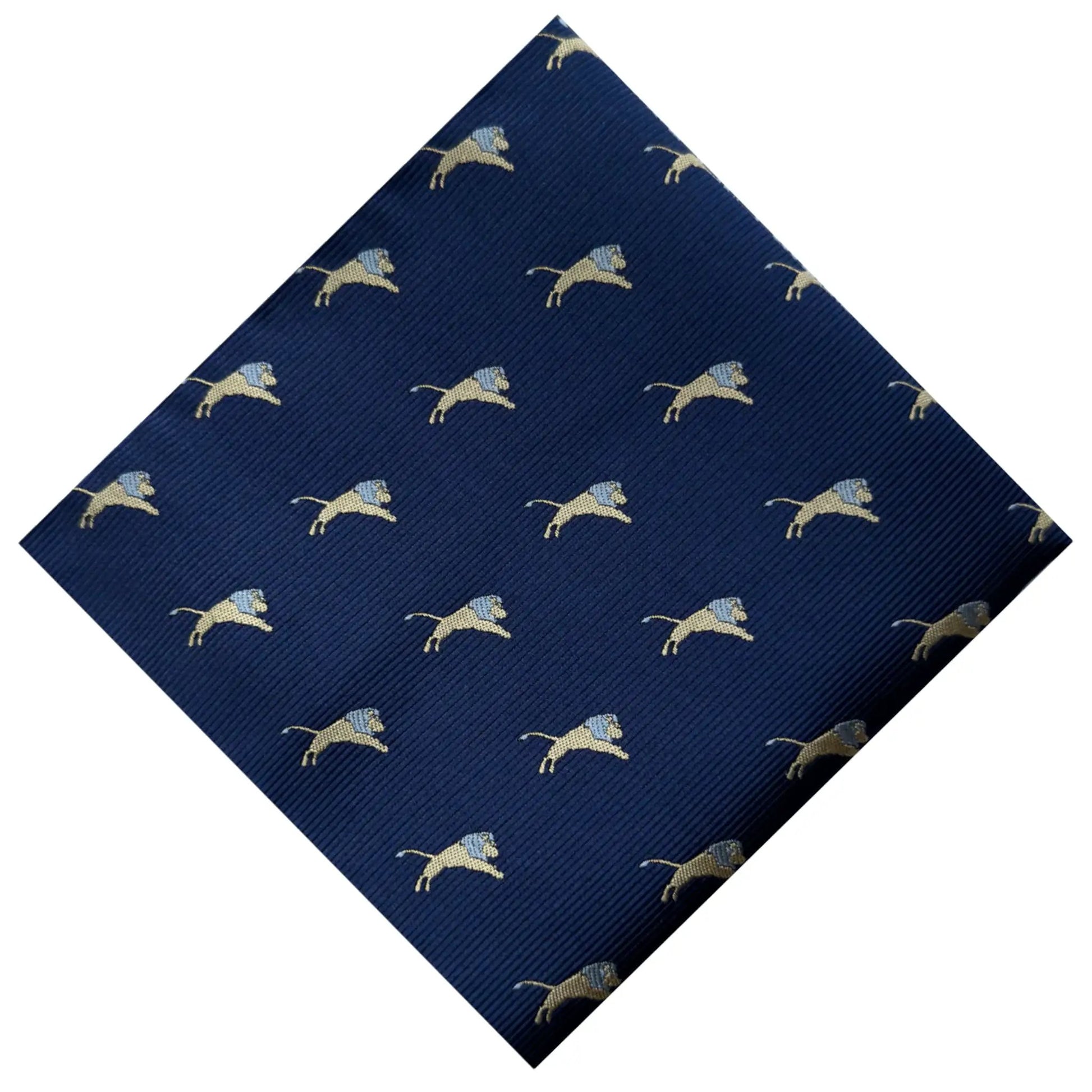 Lion Pocket Square by OFL Ties