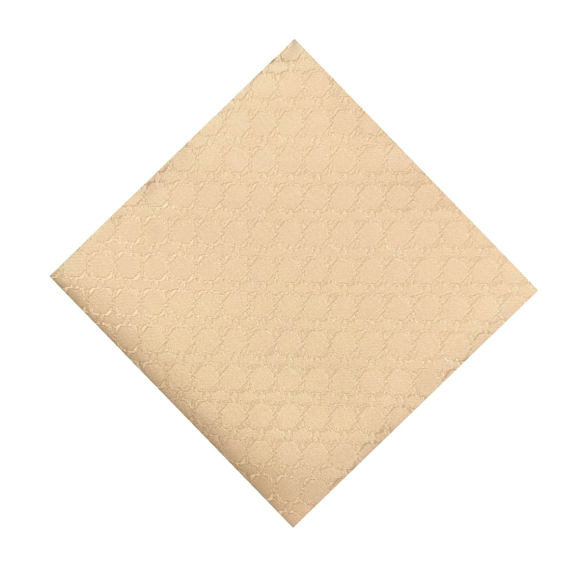 Nude Textured Pocket Square by OFL Ties