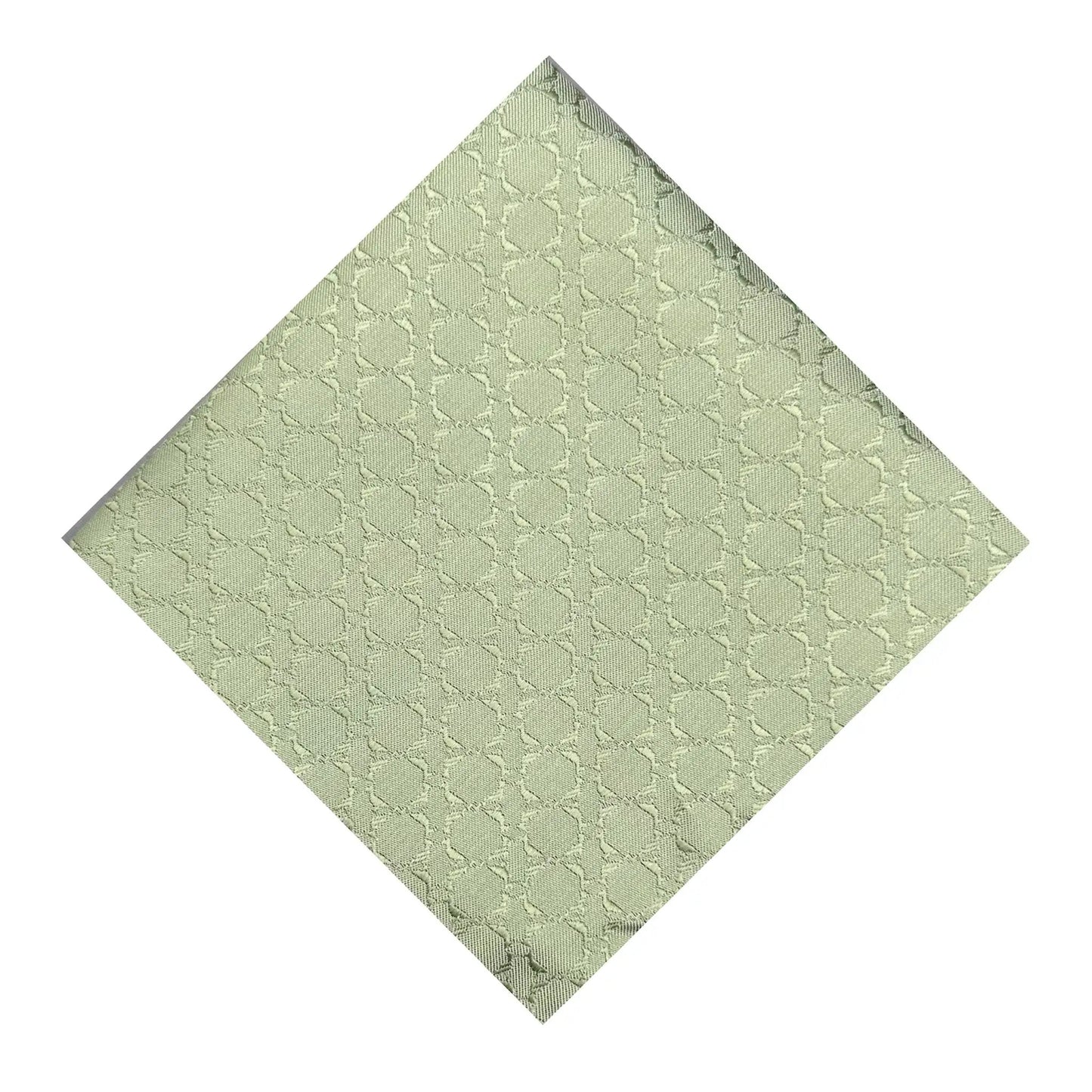 Sage Green Textured Pocket Square by OFL Ties
