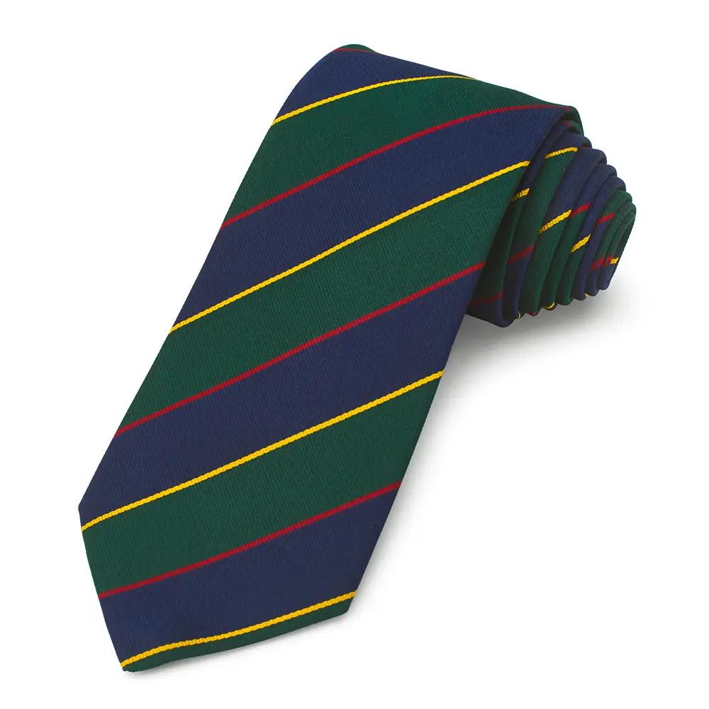 Argyll & Sutherland Highlanders Three-Fold Silk Reppe Tie by Benson & Clegg