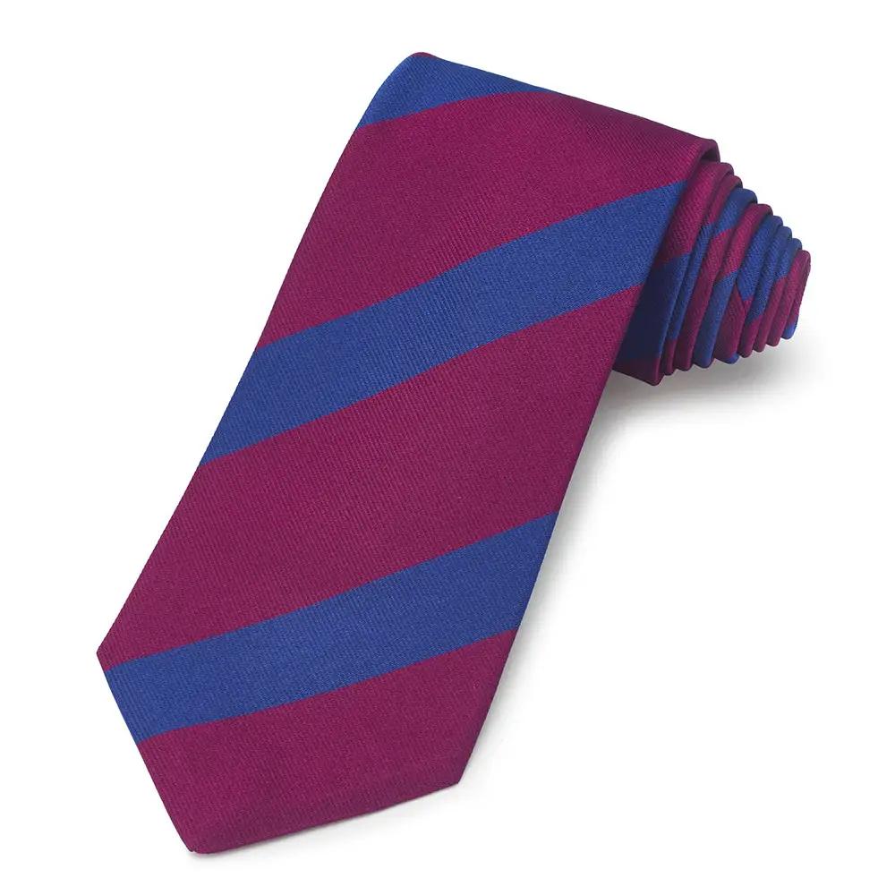 Royal Welch Fusiliers Three-Fold Silk Reppe Tie by Benson & Clegg