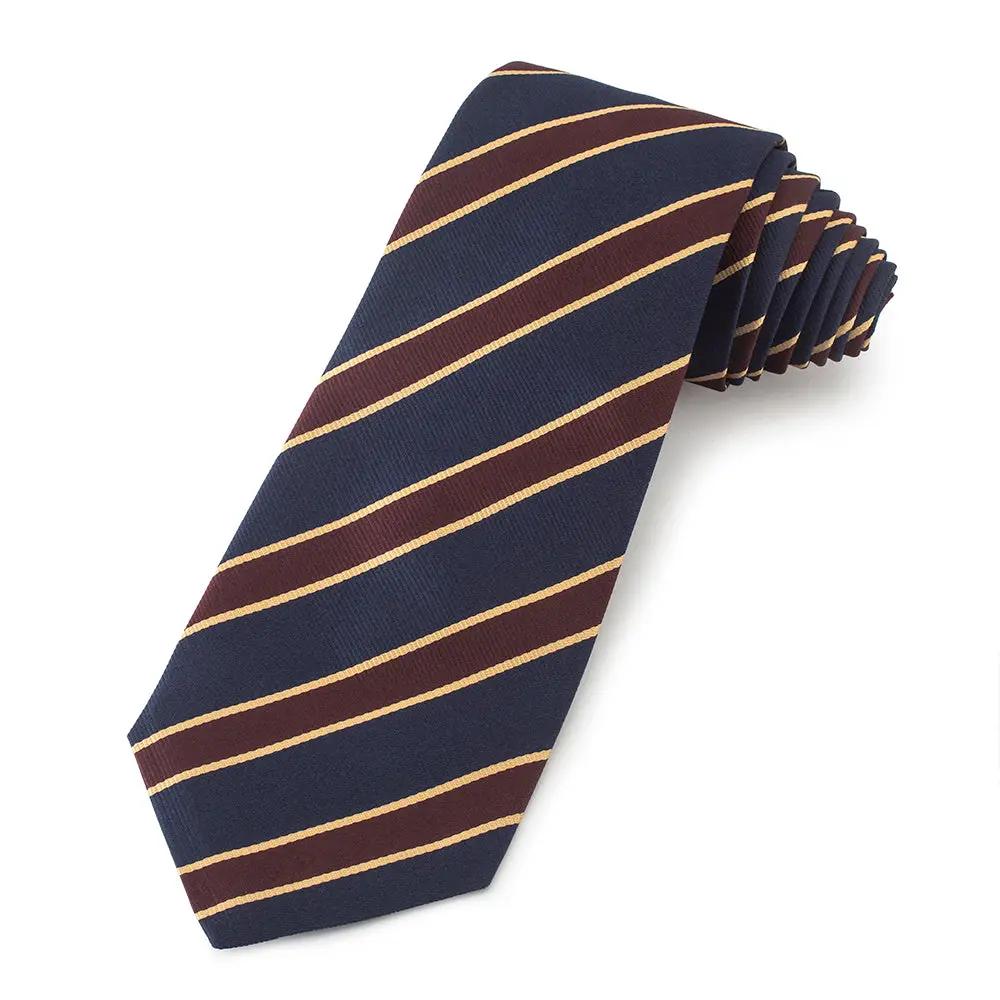 Royal Army Veterinary Corps Three-Fold Silk Reppe Tie by Benson & Clegg