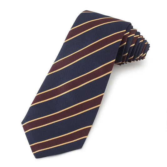 Royal Army Veterinary Corps Three-Fold Silk Reppe Tie by Benson & Clegg