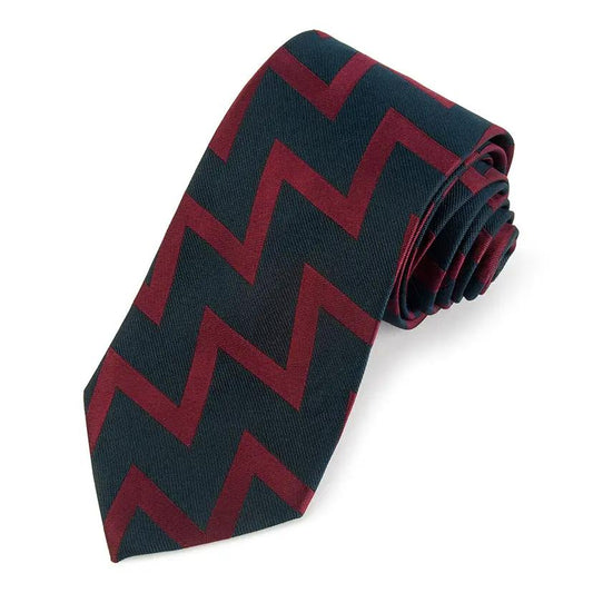 Royal Artillery Three-Fold Silk Tie by Benson & Clegg