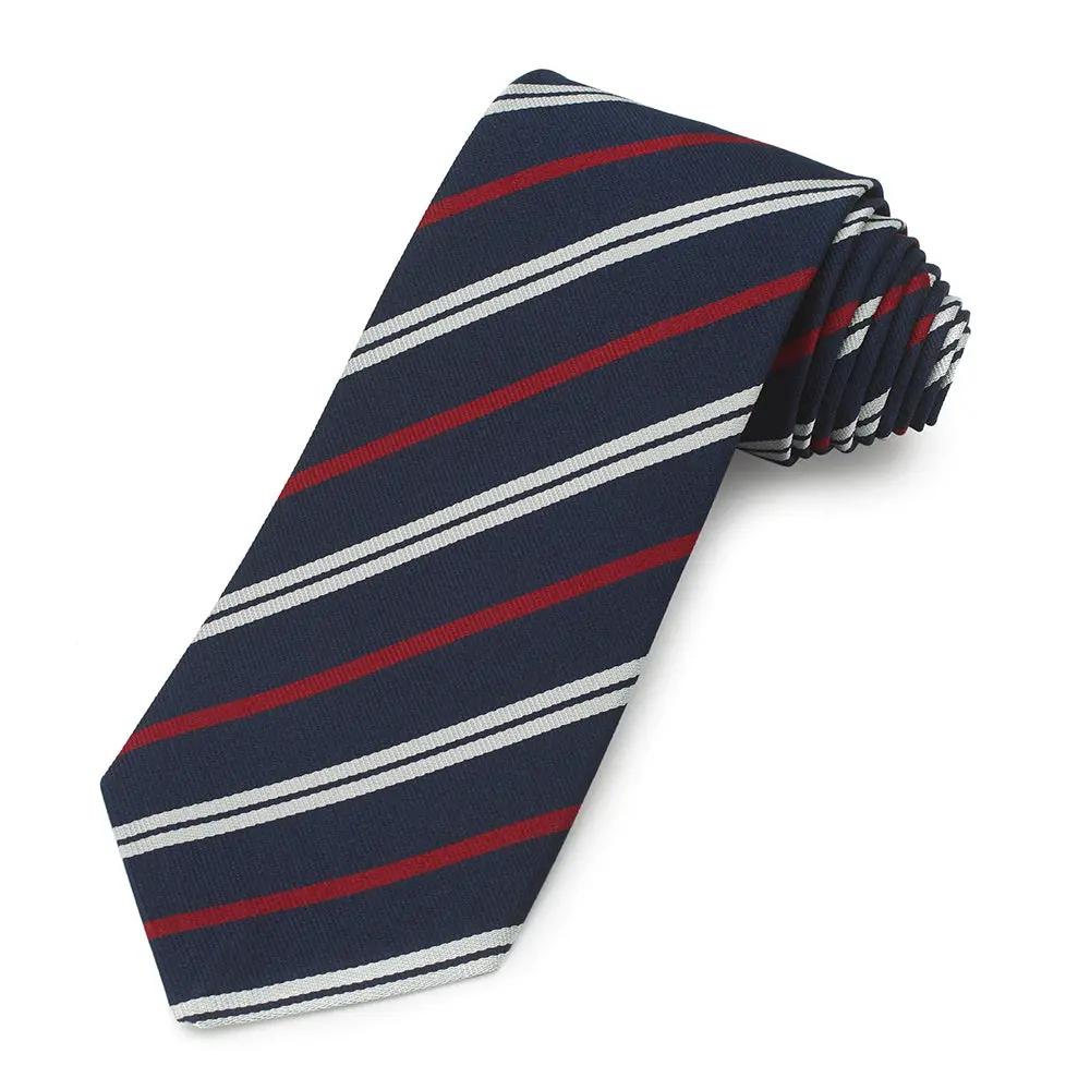 Royal Corps Of Transport Three-Fold Silk Reppe Tie by Benson & Clegg