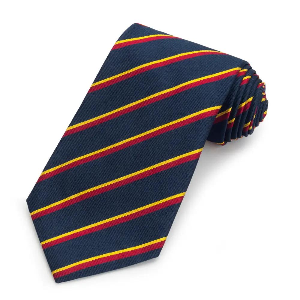 Royal Electrical & Mechanical Engineers Three-Fold Silk Reppe Tie by Benson & Clegg