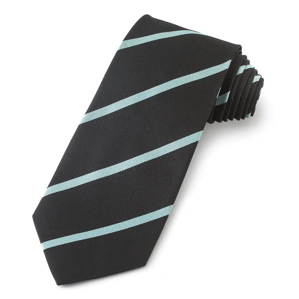Eton College Three-Fold Silk Reppe Tie by Benson & Clegg