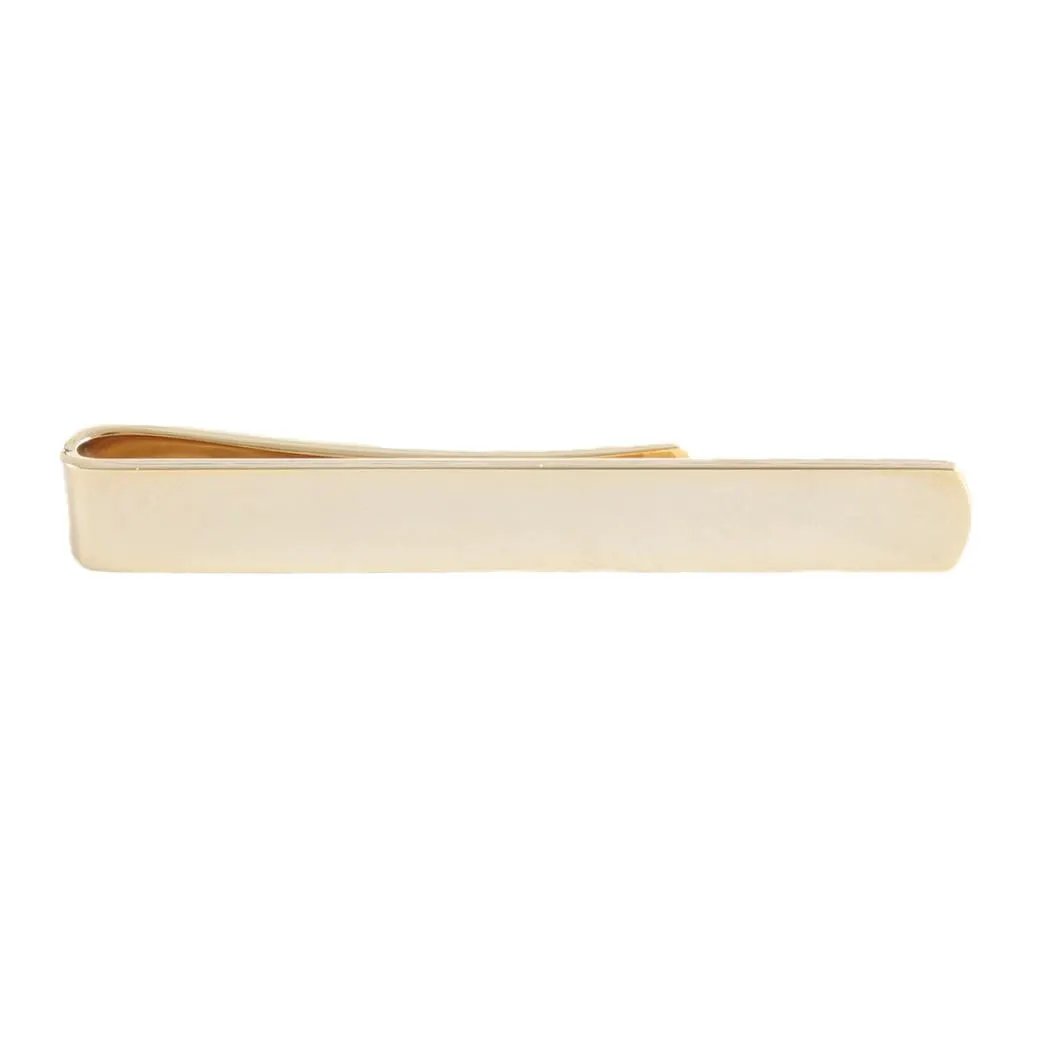 Slim Tie Slide In Gold by Benson & Clegg