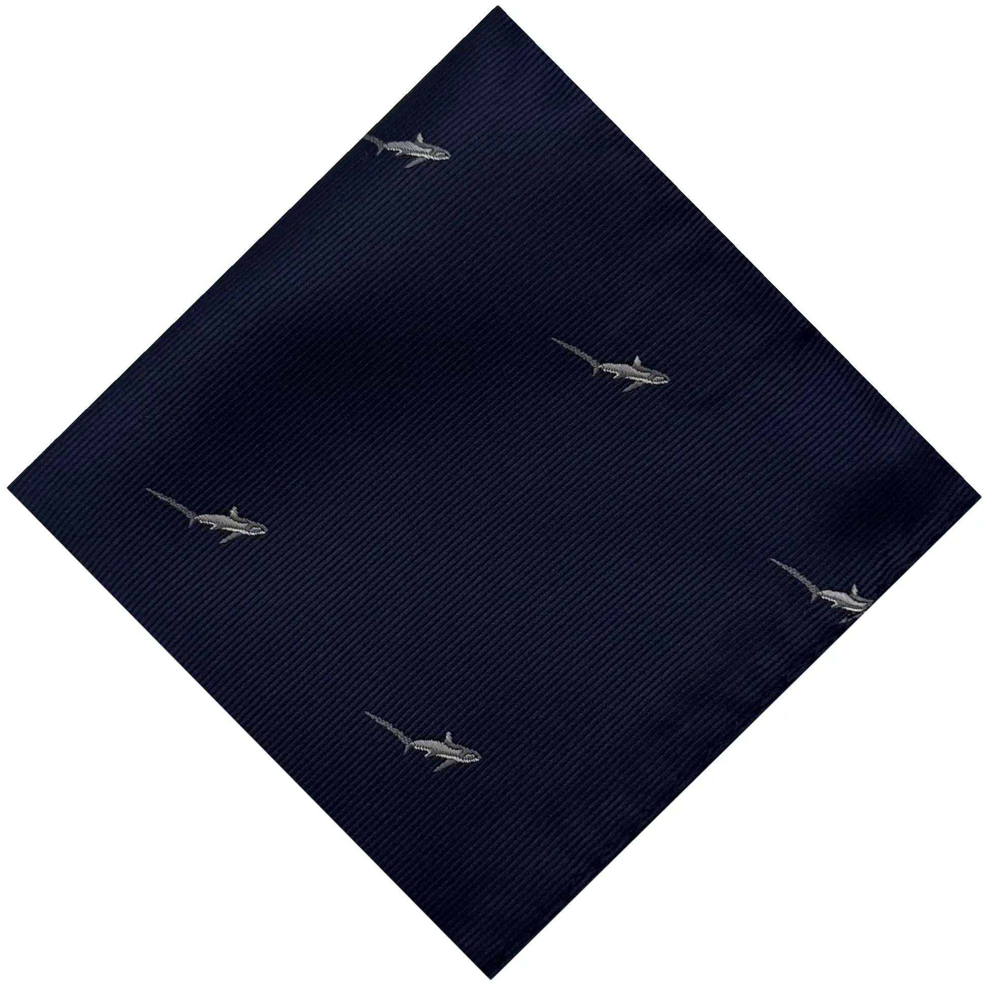 Shark Pocket Square by OFL Ties