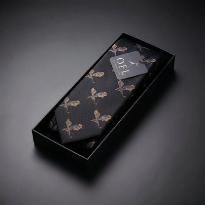 Dragon Tie Black by OFL Ties
