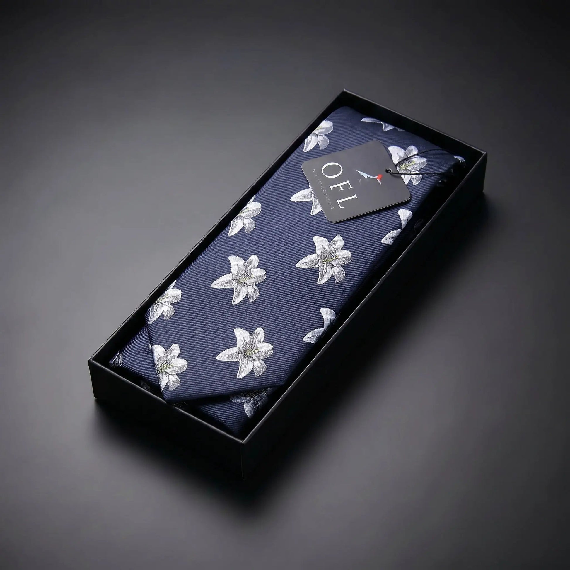 Lily Floral Tie by OFL Ties