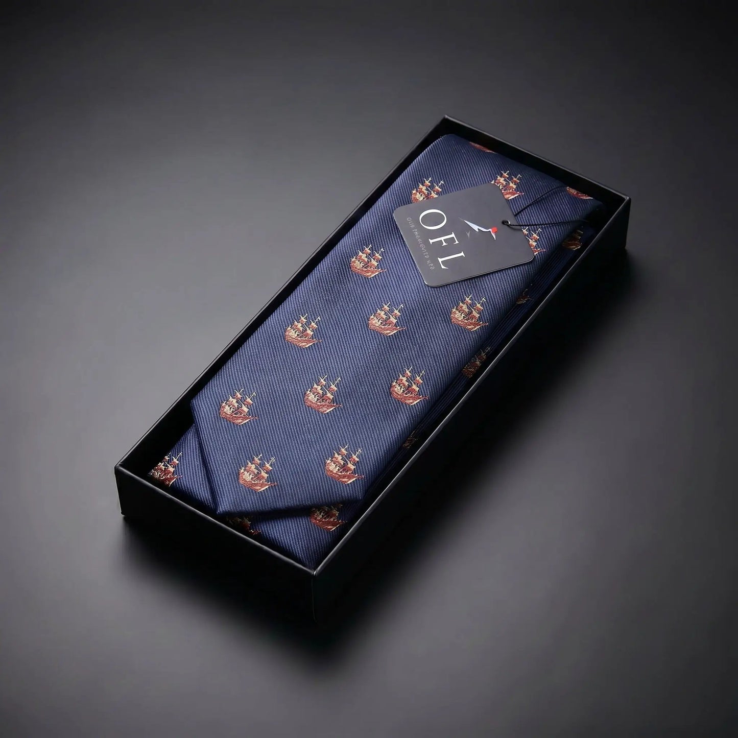 Nautical Sailing Ship Tie by OFL Ties