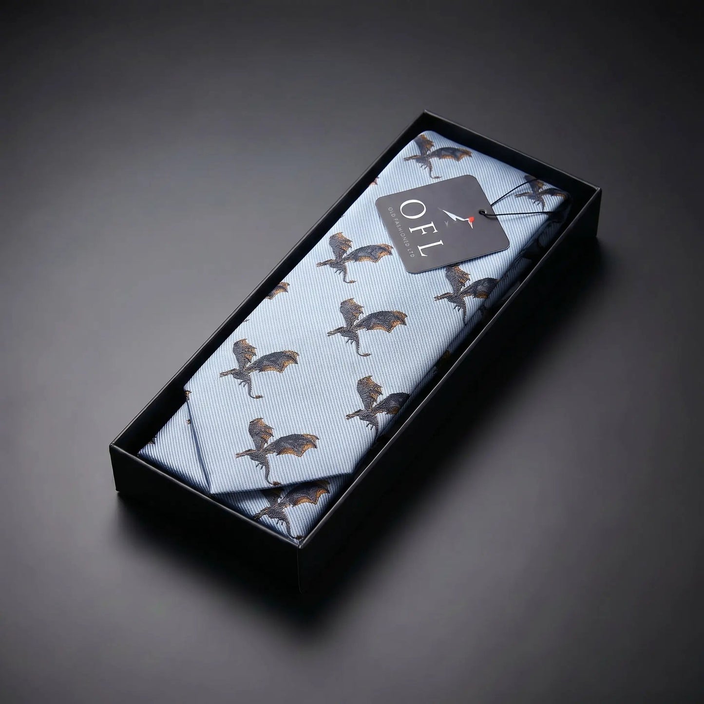 Dragon Tie Grey by OFL Ties