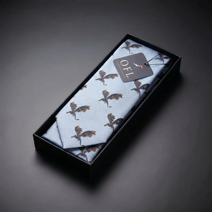 Dragon Tie Grey by OFL Ties