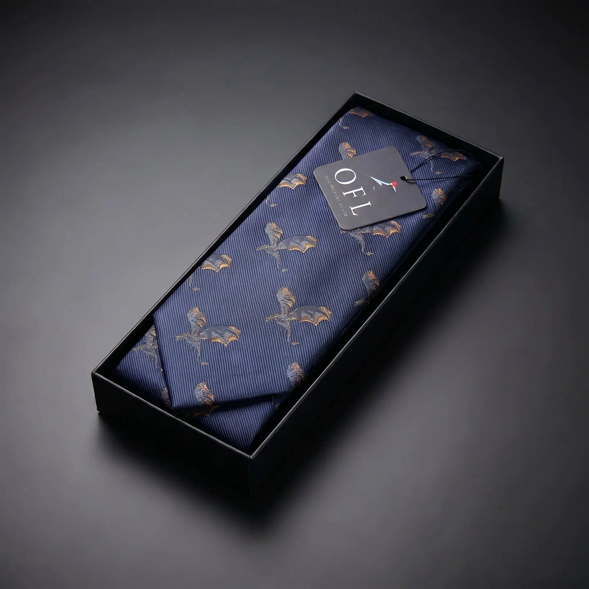 Dragon Tie Blue by OFL Ties
