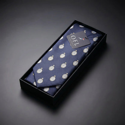 Clock Tie by OFL Ties