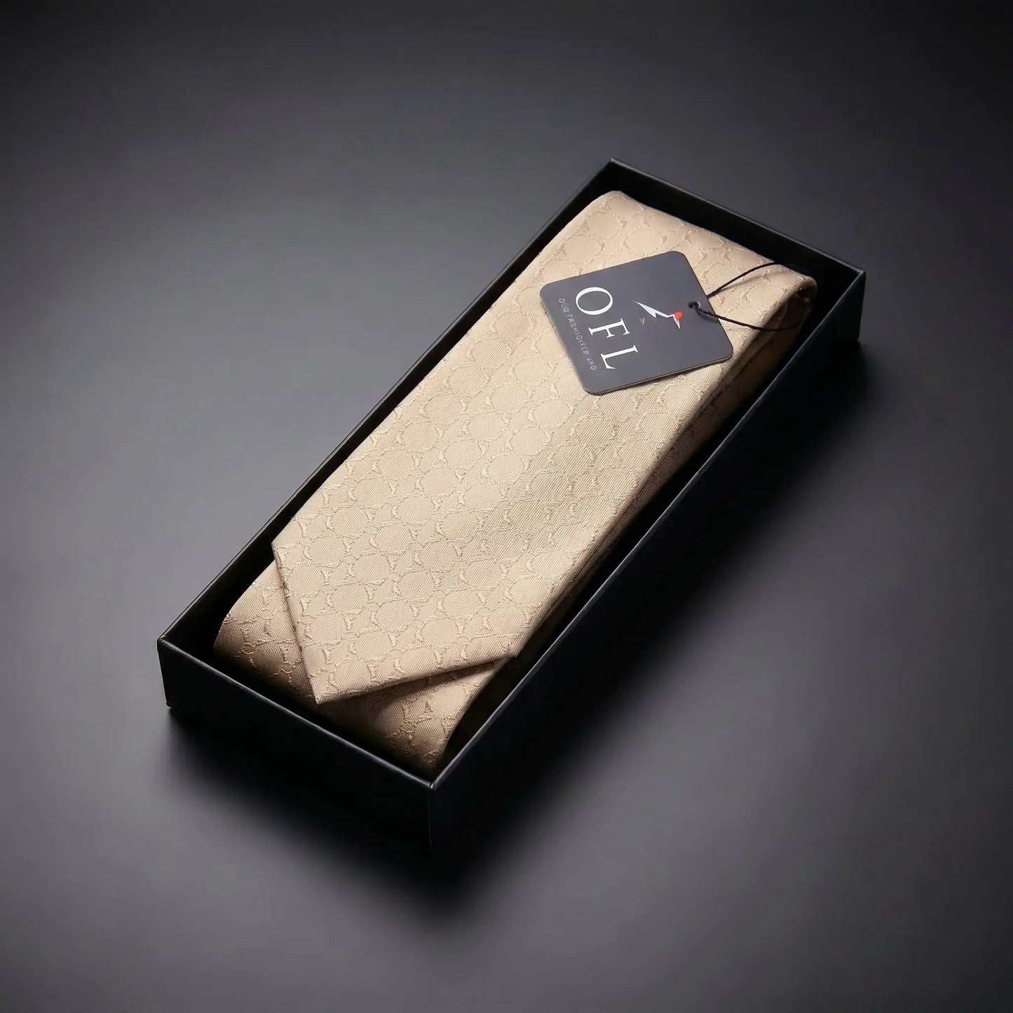 Nude Textured Tie by OFL Ties