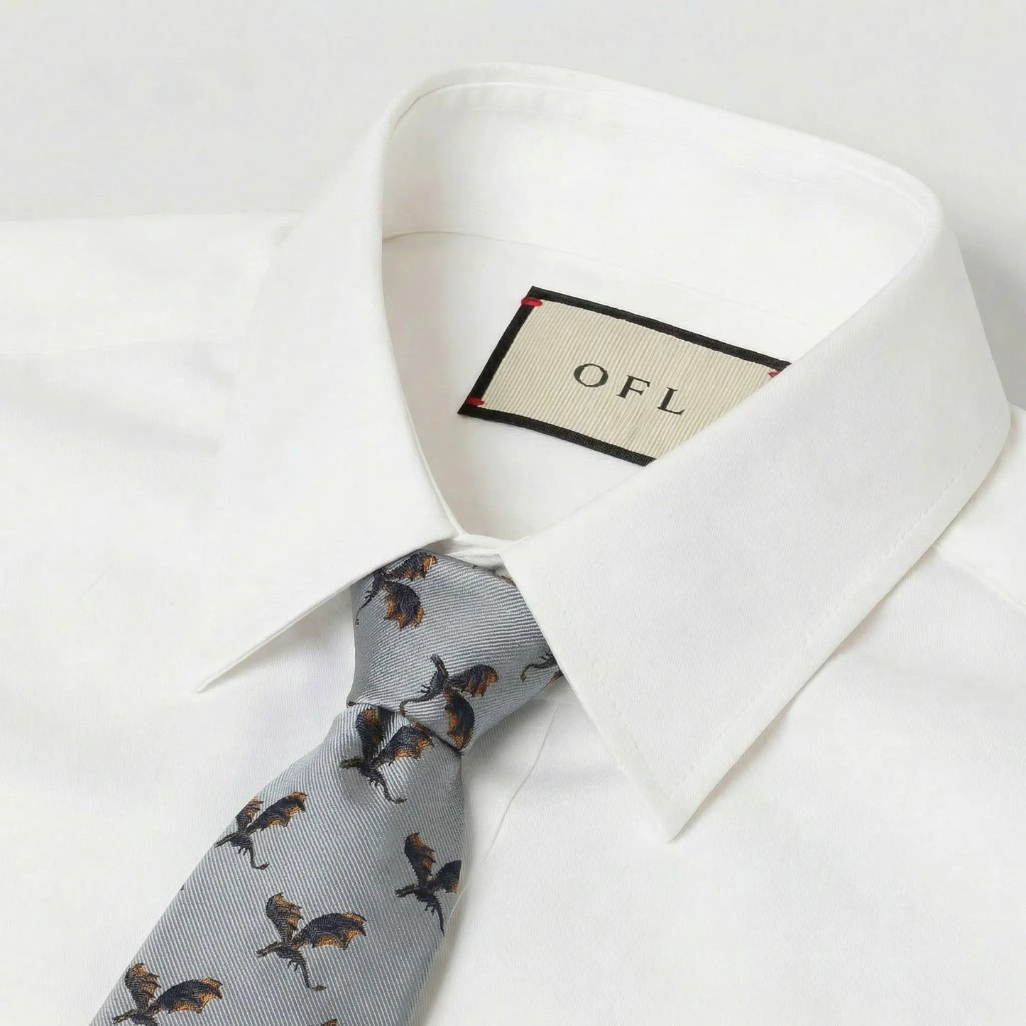 Dragon Tie Grey by OFL Ties