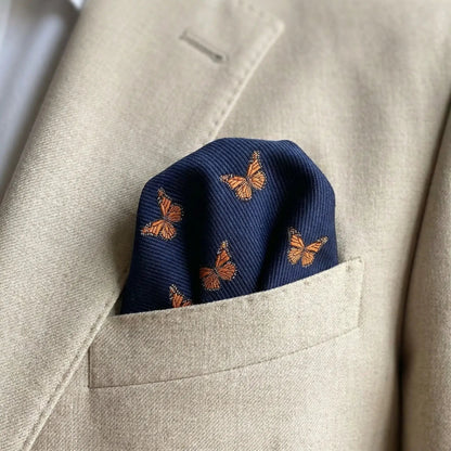 Butterfly Pocket Square by OFL Ties