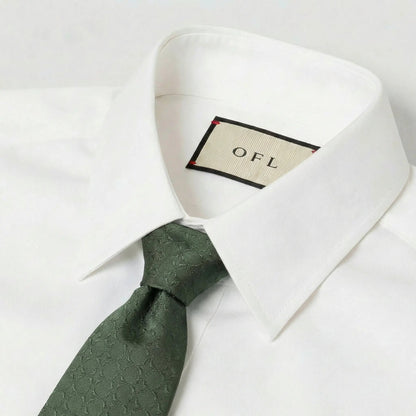 Forest Green Textured Tie by OFL Ties