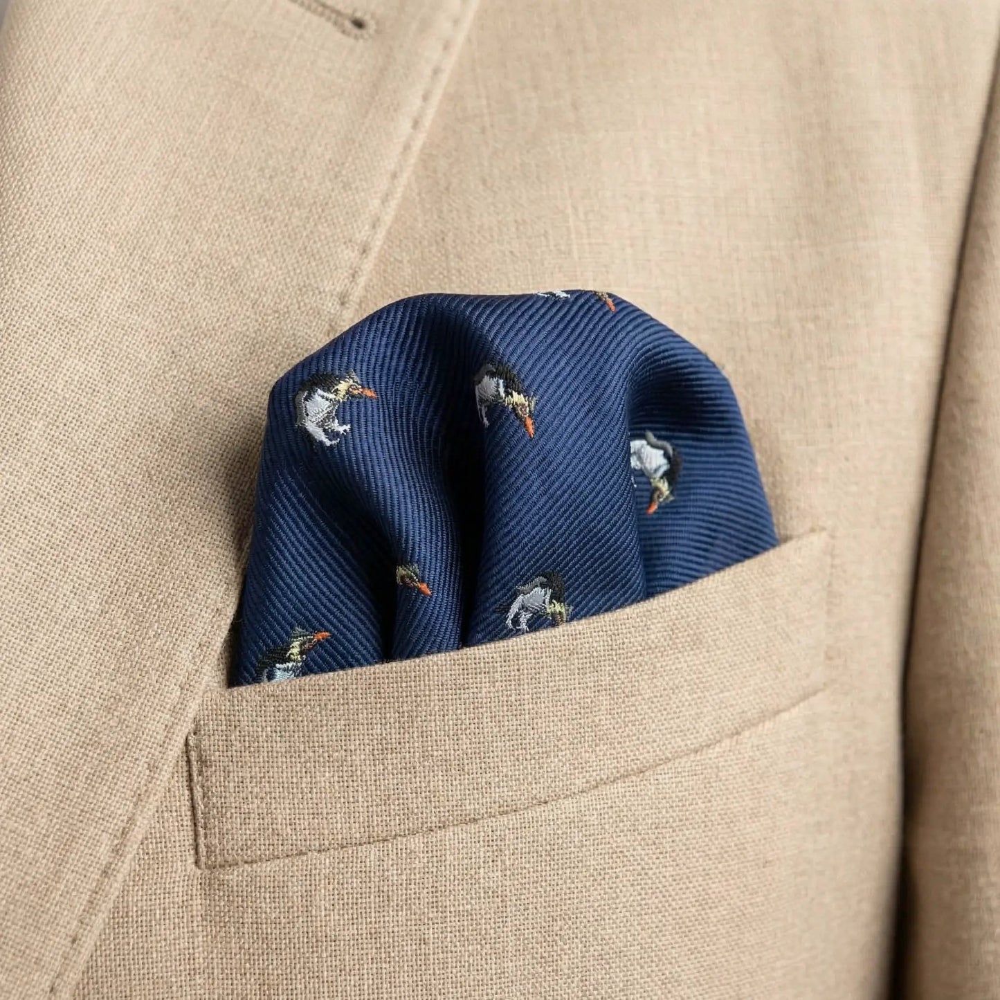 Penguin Pocket Square by OFL Ties