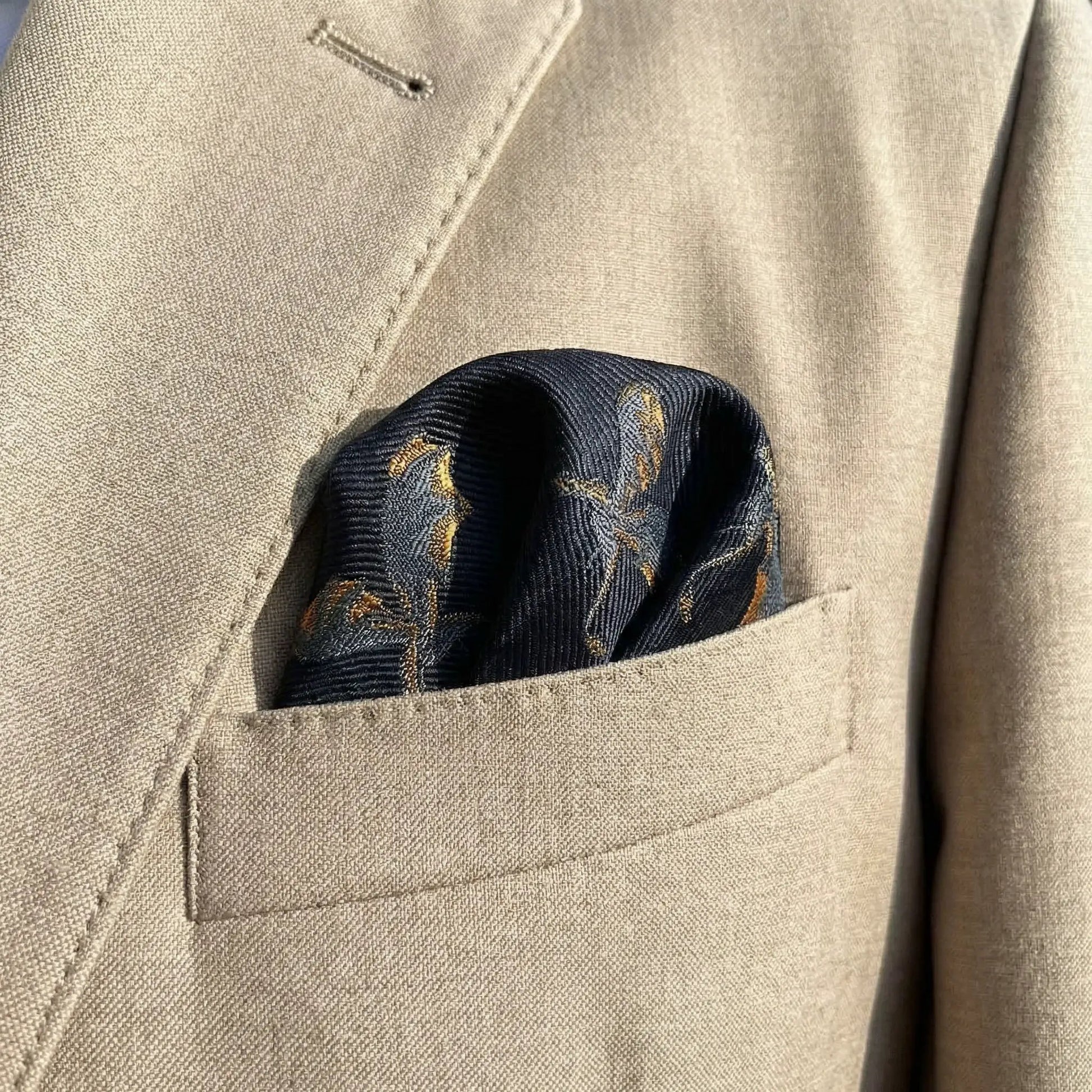 Dragon Pocket Square by OFL Ties