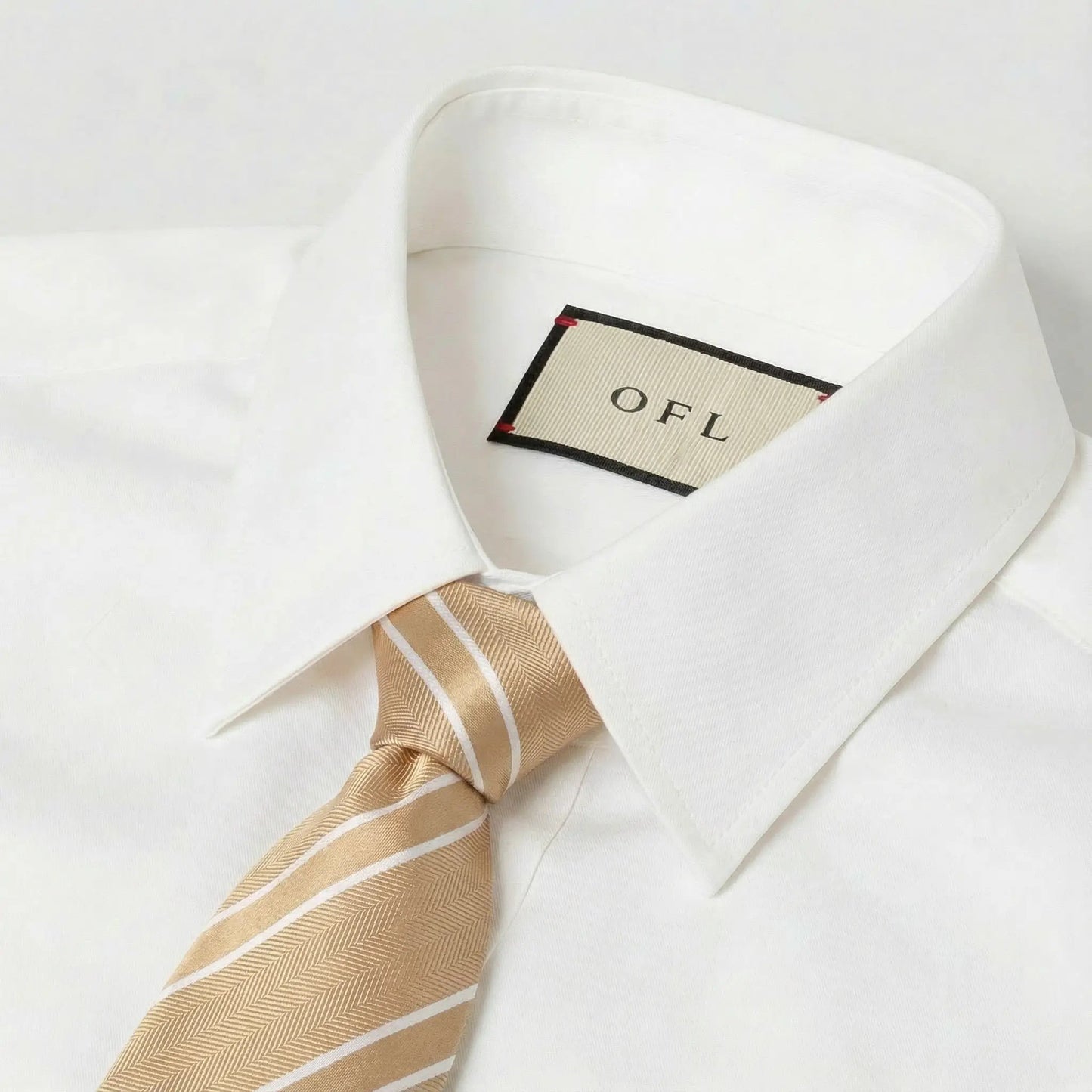 Pink Champagne Stripe Tie - Charleston Edit by OFL Ties