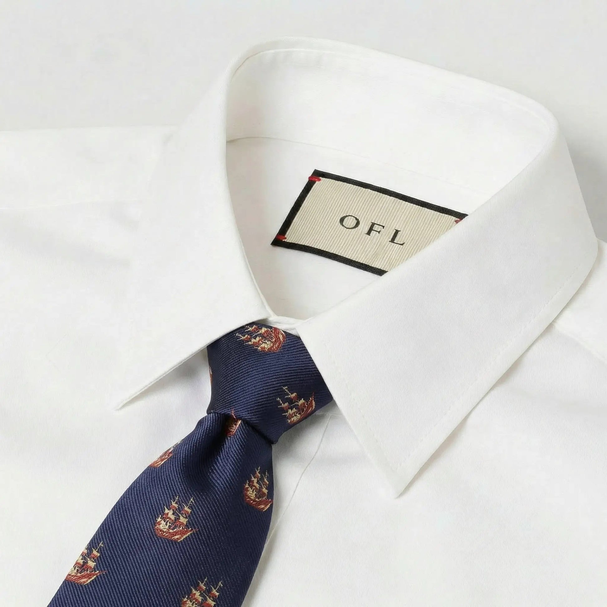 Nautical Sailing Ship Tie by OFL Ties