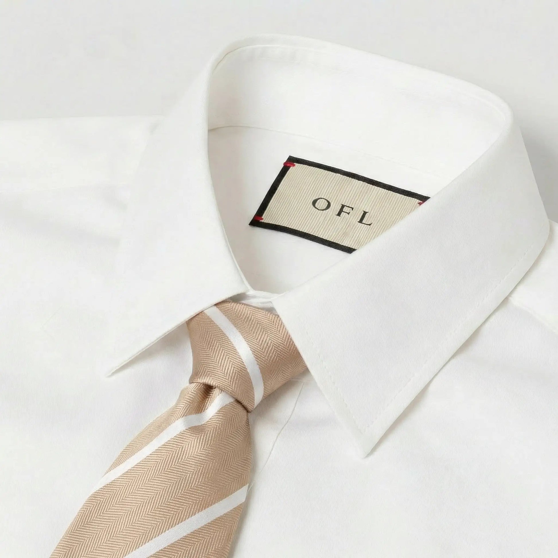Cappuccino Stripe Tie - Hawksmoor Edit by OFL Ties