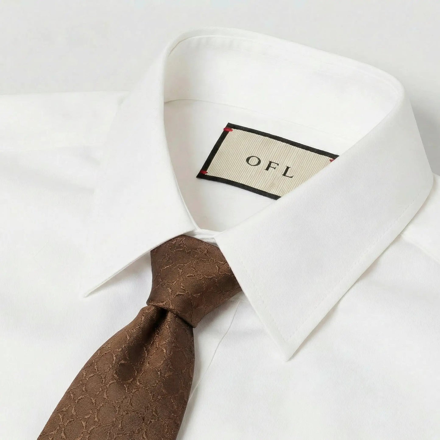 Coffee Textured Tie by OFL Ties