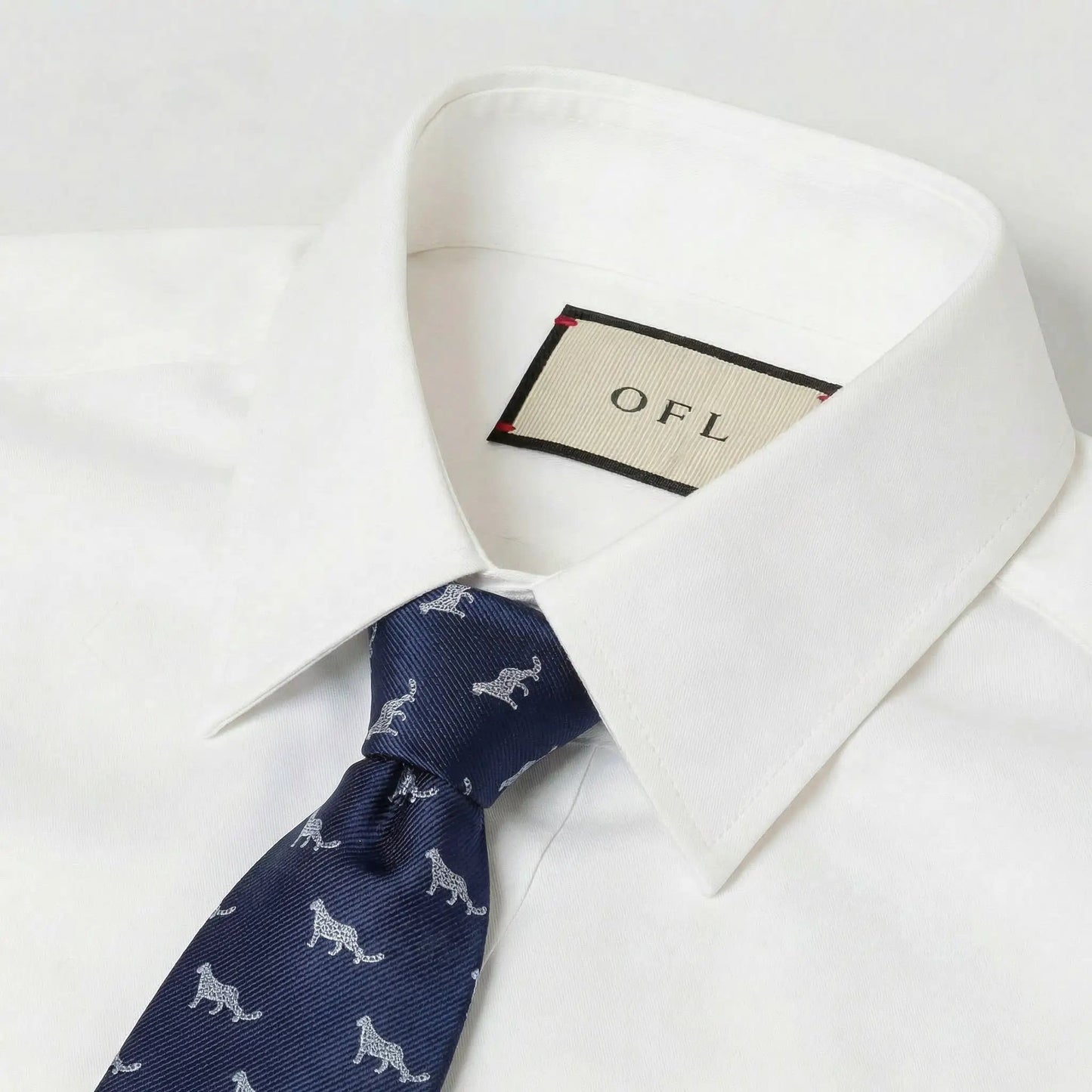 Snow Leopard Tie by OFL Ties