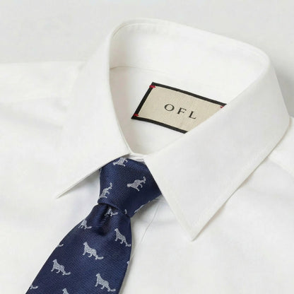 Snow Leopard Tie by OFL Ties