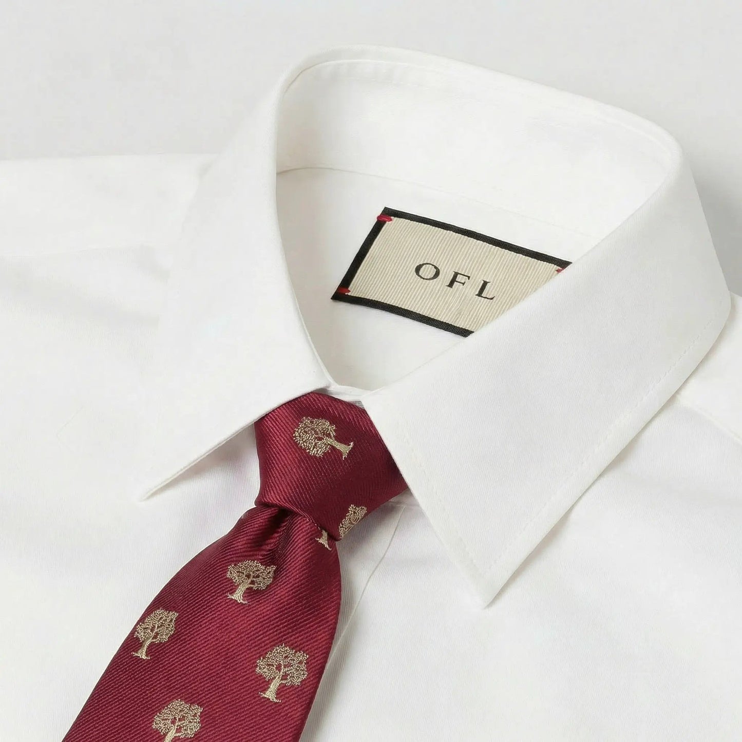 Tree Tie Red & Gold by OFL Ties