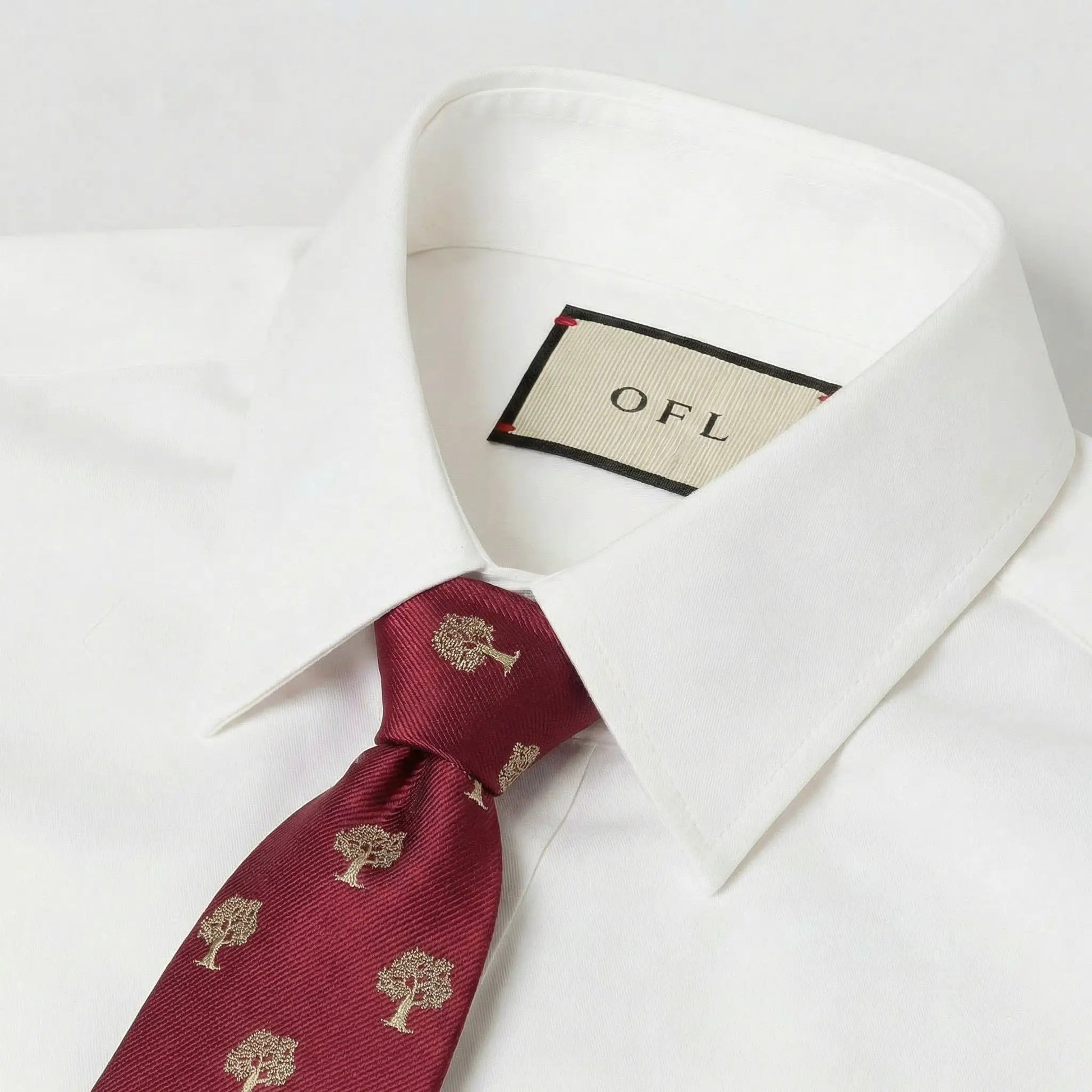 Tree Tie Red & Gold by OFL Ties