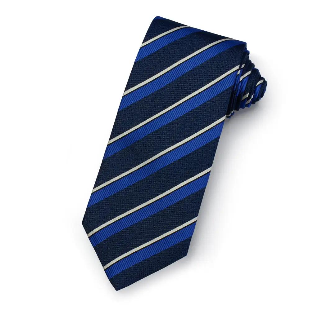 The Cavendish Silk Stripe Tie by Benson & Clegg