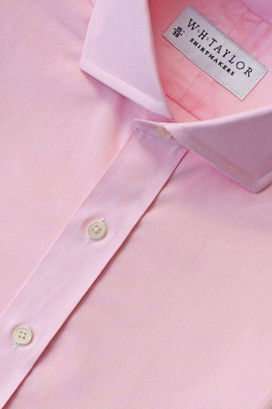 Pack of Three Plain Pink Poplin Men's Bespoke Shirt - whtshirtmakers.com