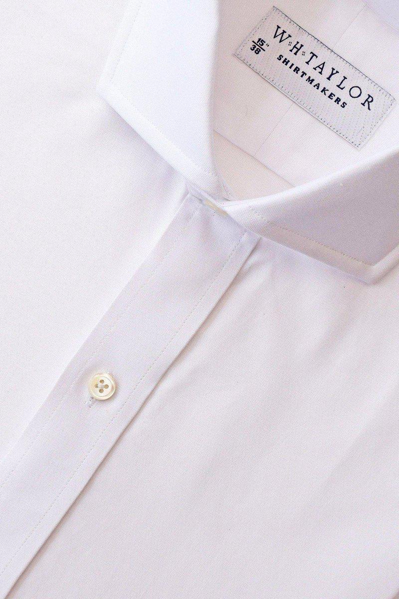 Pack of Three Plain White Pinpoint Ladies Bespoke Shirt - whtshirtmakers.com