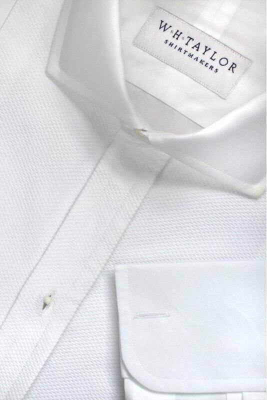 W.H Taylor shirtmakers Marcella Evening Bespoke Shirt