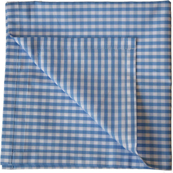 W.H Taylor shirtmakers Large Blue Small Gingham Handkerchief